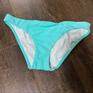 Victoria’s Secret Size Medium Blue Bikini Bottoms Low Rise Swimsuit Swim Beach